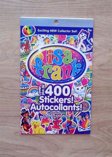 Lisa Frank 400 Stickers 5 Sticker Sheets Scrapbooking Card Stickers