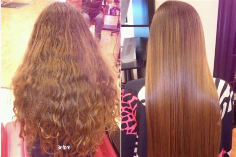 Before And After Keratin Treatment On Curly Hair Curly Hair Style
