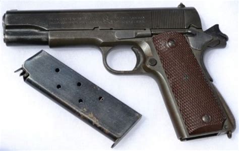 Wwii Colt 1911a1 Pistol 1943 Manufacture 338 Warpath