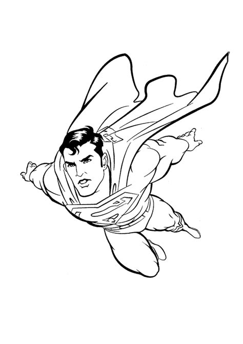 superman coloring pages    print