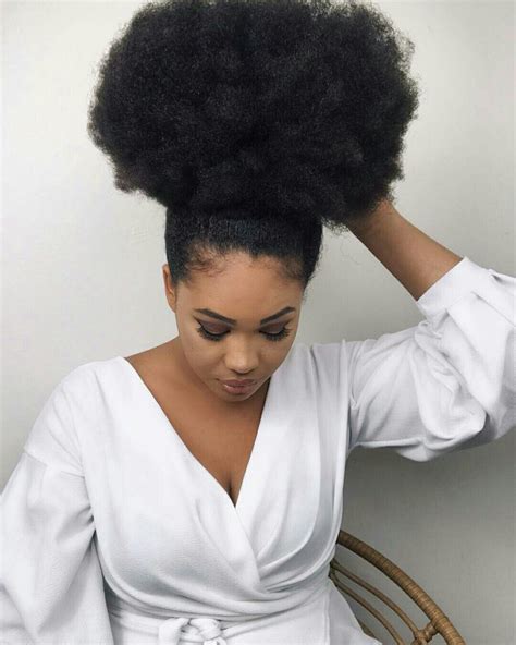 Simple Easy Natural Hairstyles For Black Women Peinados Para