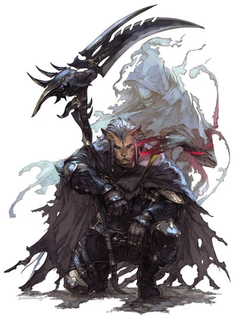 Reaper Job Art Final Fantasy Xiv Endwalker Art Gallery Final