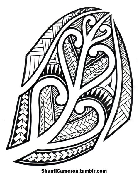Maori Inspired Tribal By Shanticameron Maori Tattoos Tattoos Bein Ta