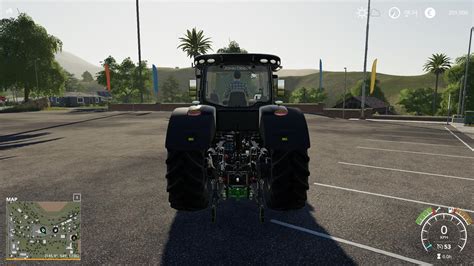 John Deere 8r Black By Alex Blue For Ls 19 Farming Simulator 2022 Mod