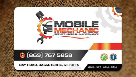 Mobile Mechanic Business Card Ideas How To Make A Lasting Impression