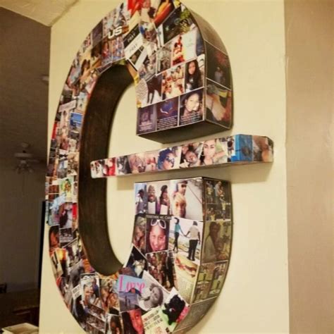 Diy Picture Collage Letters Ideas We Tried It Lets Make A Photo
