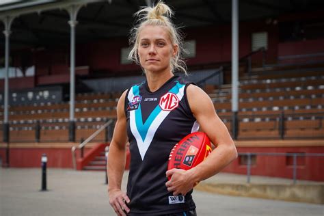 Erin Phillips Will Wear Her Fathers Number 22 At Port Adelaide — But
