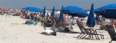 Windblown Beach Umbrella Hits Kills Woman