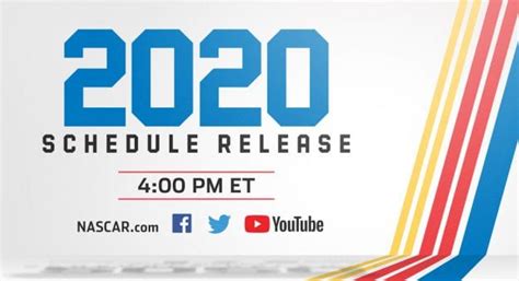 Tv schedules for each race are below with race start times (et). NASCAR Digital to unveil 2020 Cup schedule in live show ...