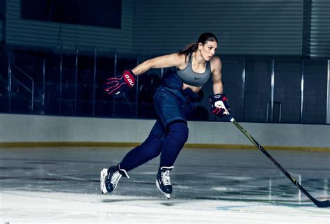 Hilary Knight At The Training Facility For The Us Womens National Ice Hockey Team In Wesley