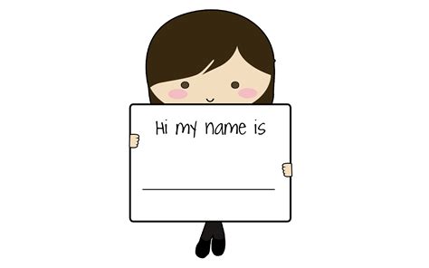 Your Name Clip Art