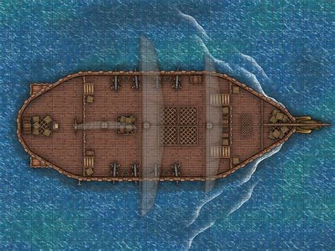 Ship Kraken Battle Map Dnd Battle Map Dandd Battlemap Dungeons And