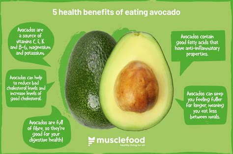 5 Health Benefits Of Eating Avocado Musclefood Healthy Foods To Eat Healthy Fats Nutritious