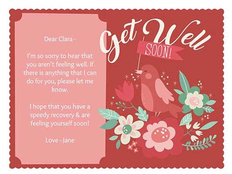 Get Well Cards Messages