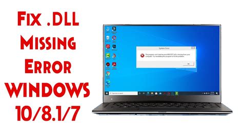 how to fix all dll file missing error in windows pc windows 10 8 1 7 benisnous