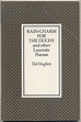 Rain-Charm for the Duchy and other Laureate Poems by HUGHES, Ted: Near ...