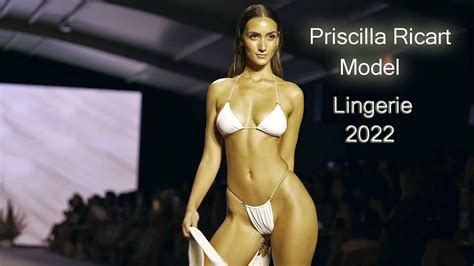 Priscilla Ricart Sexy Lingerie Bikini Miami Swim Week Exhibition Hd Brazilian Model