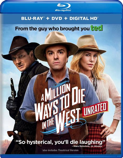 A Million Ways To Die In The West Uncut Blu Raydvd 2014 Imported