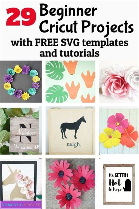 29 Cricut Projects For Beginners With Free Svg Templates Domestic Heights