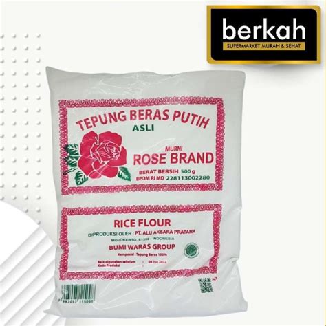 Jual ROSE BRAND TEPUNG BERAS PUTIH 500 GRAM Di Seller Berkah Supermarket Berkah Supermarket