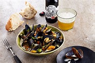 Scottish Mussels Cooked in White Beer - Scottish Shellfish