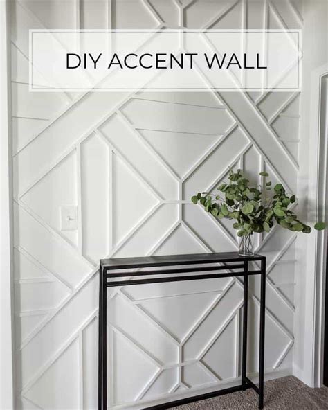 Make a run down to your local home improvement store and take a look at the different varieties of accenting stones they have available. How to Build a Wood Trim Accent Wall in 2020 | Accent wall ...
