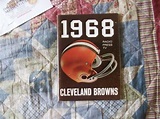 1968 CLEVELAND BROWNS MEDIA GUIDE Yearbook NFL CHAMPIONSHIP GAME ...