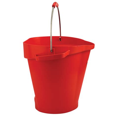 Vikan Polypropylene Red 5 Gallon Bucket Us Plastic Corp