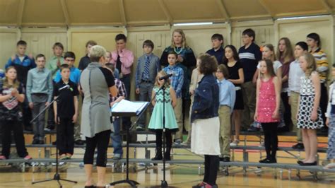 Bcig 5th Grade Choir Performance Youtube