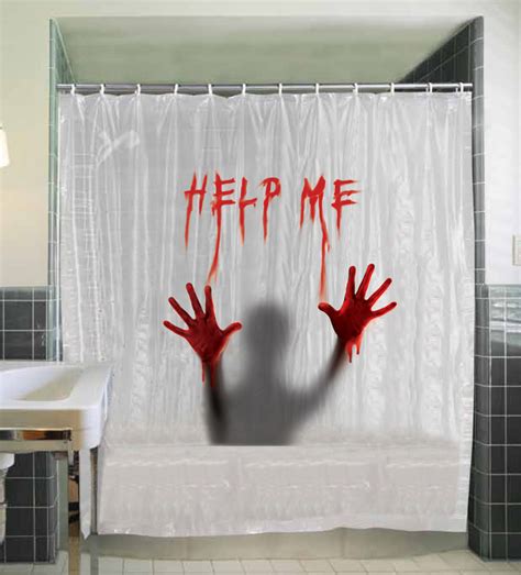 Help Me Shower Curtain
