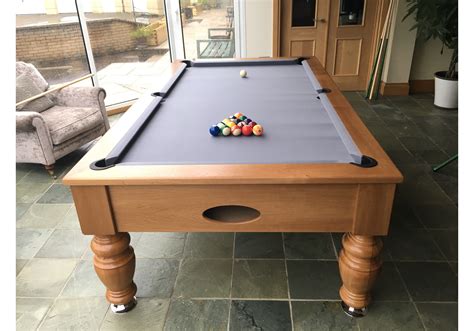 Rex Hardwood Banker Luxury English And American Pool Table 8ft Size