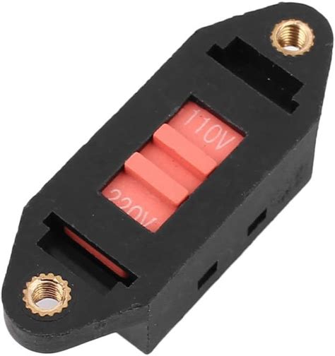 Uxcell® Ac 110v To 220v 6 Terminals Dpdt Voltage Selector Slide Switch