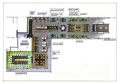 Hans Kuijten Projects Restaurant Plan Restaurant Floor Plan