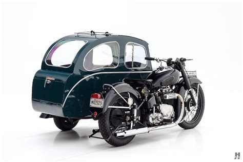 The bsa group purchased triumph motorcycles in 1951 to become the largest producer of motorcycles in the world claiming one in four. 1948 Ariel Square Four Motorcycle With Sidecar | Hyman LTD