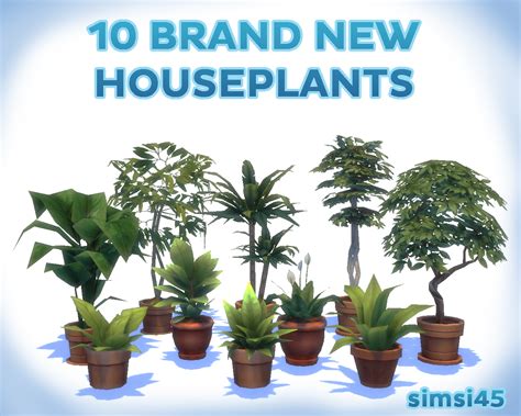 Mod The Sims 10 Potted Houseplants Pt1
