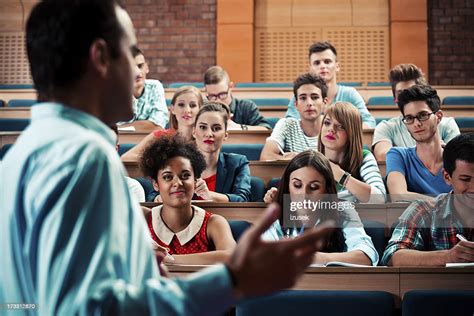 Professor Giving A Lecture High Res Stock Photo Getty Images