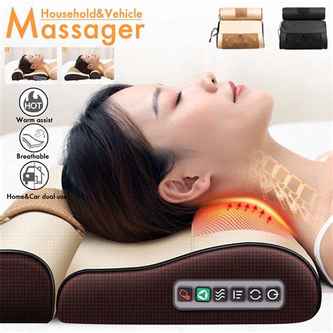 Infrared Heating Neck Shoulder Back Body Electric Massage Pillow