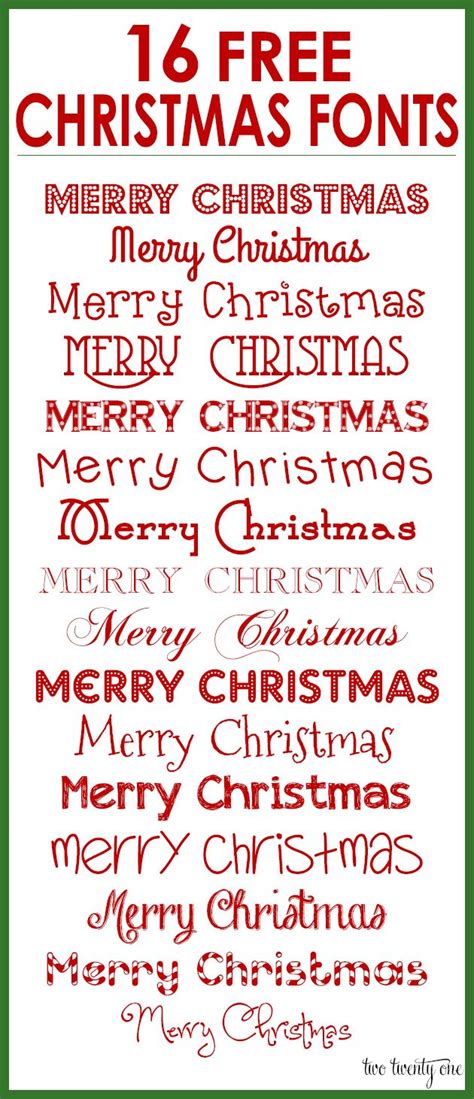 16 Free Christmas Fonts Christmas Fonts Free Christmas Fonts Lettering