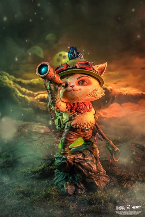 League Of Legends Teemo 14 Scale Statue Exclusive Edition Purearts