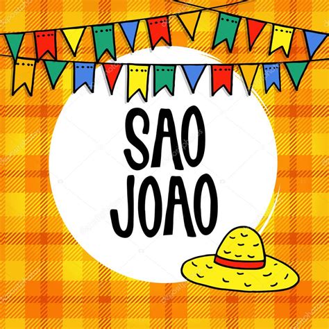 São João Ou Festa Junina Junho Brasileira Festa Cartão Convite