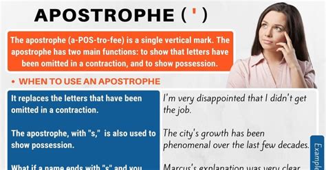 Apostrophe Or Useful Apostrophe Rules With Examples