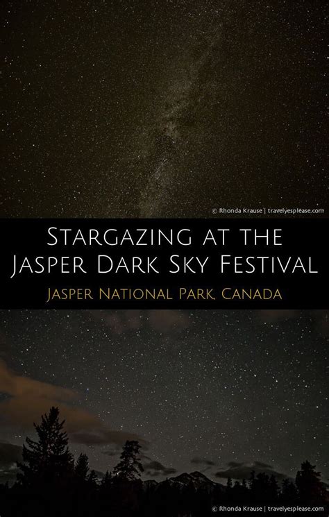 Experience The Magic Of Stargazing At The Jasper Dark Sky Festival