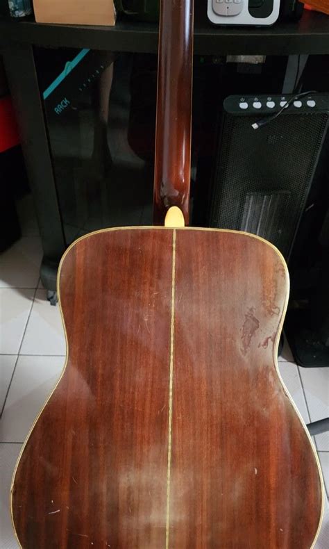 Vintage Yamaha FG430 Acoustic Guitar Naturally Relic 興趣及遊戲 音樂樂器 配件