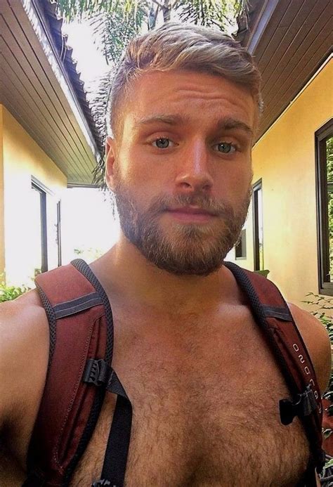 Shirtless Male Muscular Beefcake Hairy Chest Bearded Hunk Guy PHOTO X C EBay