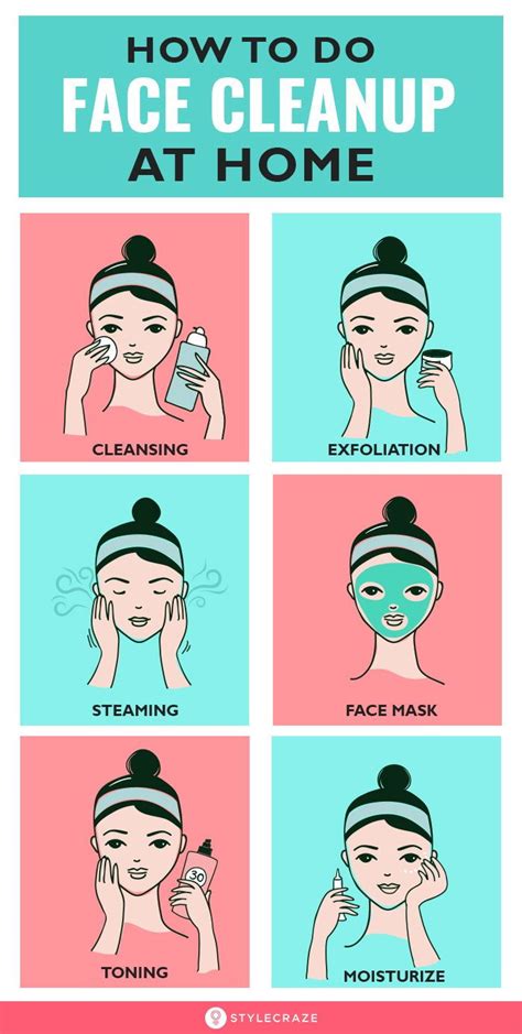 How To Clean Face At Home 6 Simple Steps You Need To Follow Face