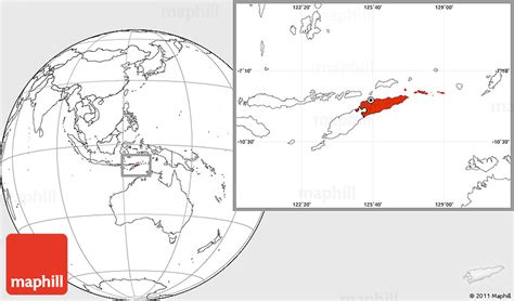 Want to use this map in a report or on your website? Blank Location Map of East Timor