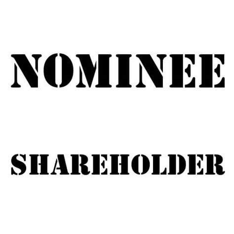 In practical effect, it is analogous to a partnership agreement. Nominee Shareholder - PROMINEE® Shop