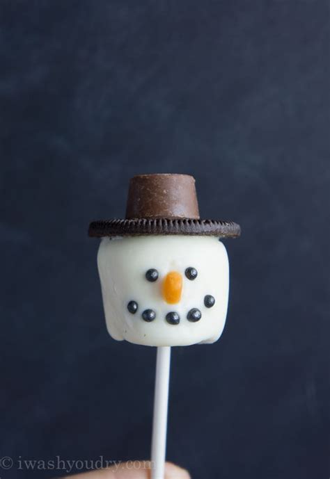 Christmas Marshmallow Pops Snowman Marshmallows Pops Marshmallow