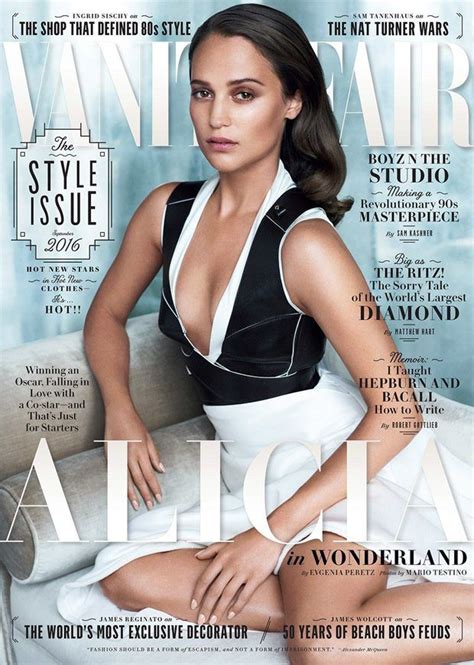 Alicia Vikander Stars In Vanity Fair September Cover Story Vanity Fair Covers Alicia