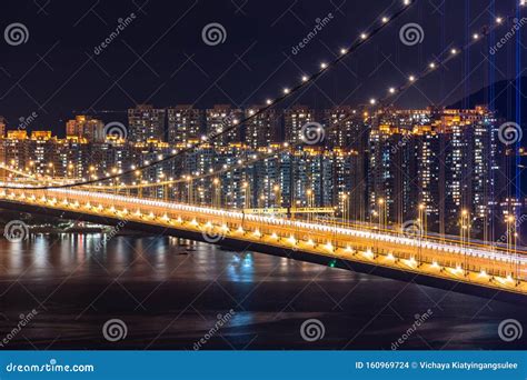 Hong Kong Tsing Ma Bridge Stock Photo Image Of Ocean 160969724